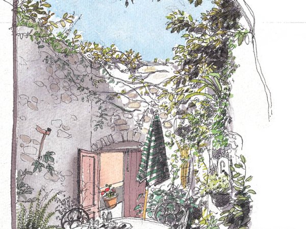 Walled garden in Trebbiano | The walled garden of Ziggurat in Trebbiano