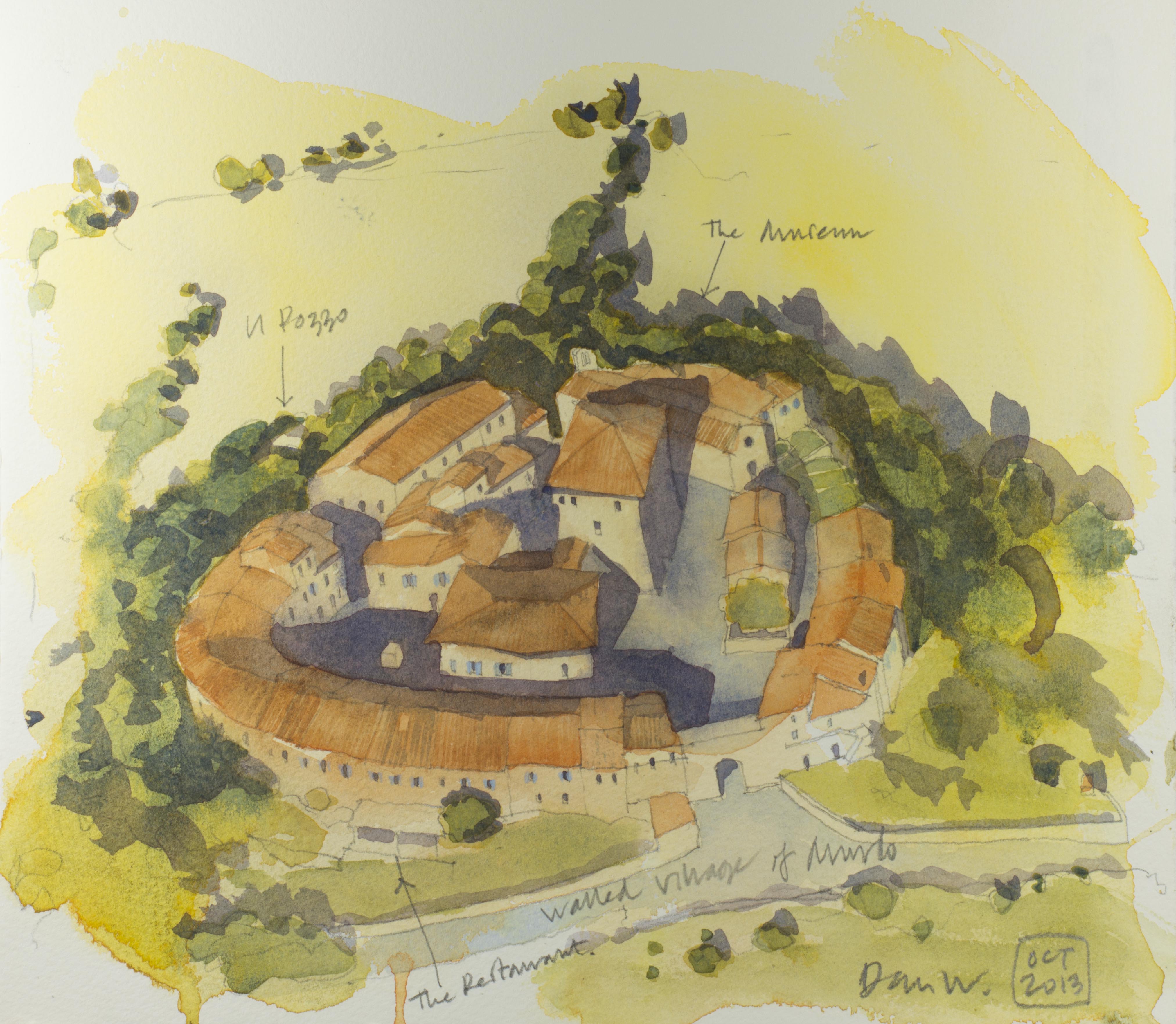 Aerial View of Murlo