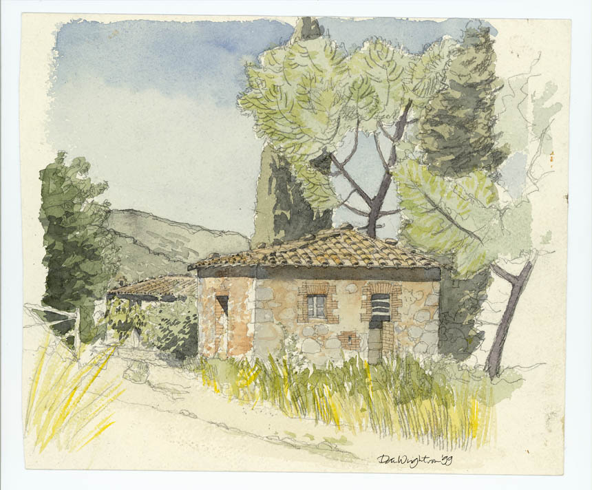 Barn near Tolomei