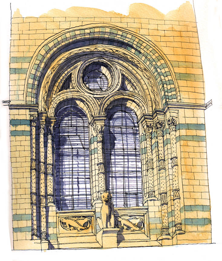 Window of the Natural History Museum